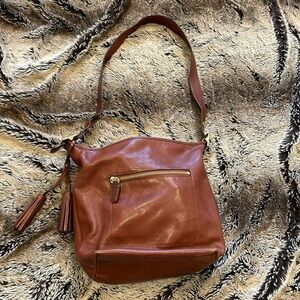 COACH Legacy Tassel Duffle 19889 Leather Crossbody Bag